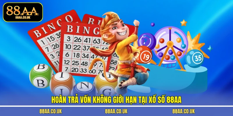 Hoàn trả vốn không giới hạn tại xổ số 88AA