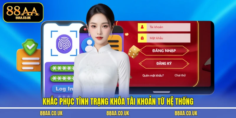 Khắc phục tình trạng khóa tài khoản từ hệ thống 