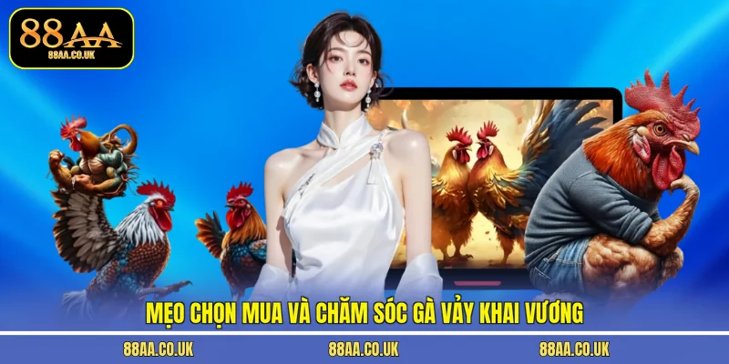 Mẹo chọn mua và chăm sóc gà vảy khai vương