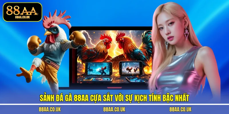 Sảnh đá gà 88AA cựa sắt với sự kịch tính bậc nhất